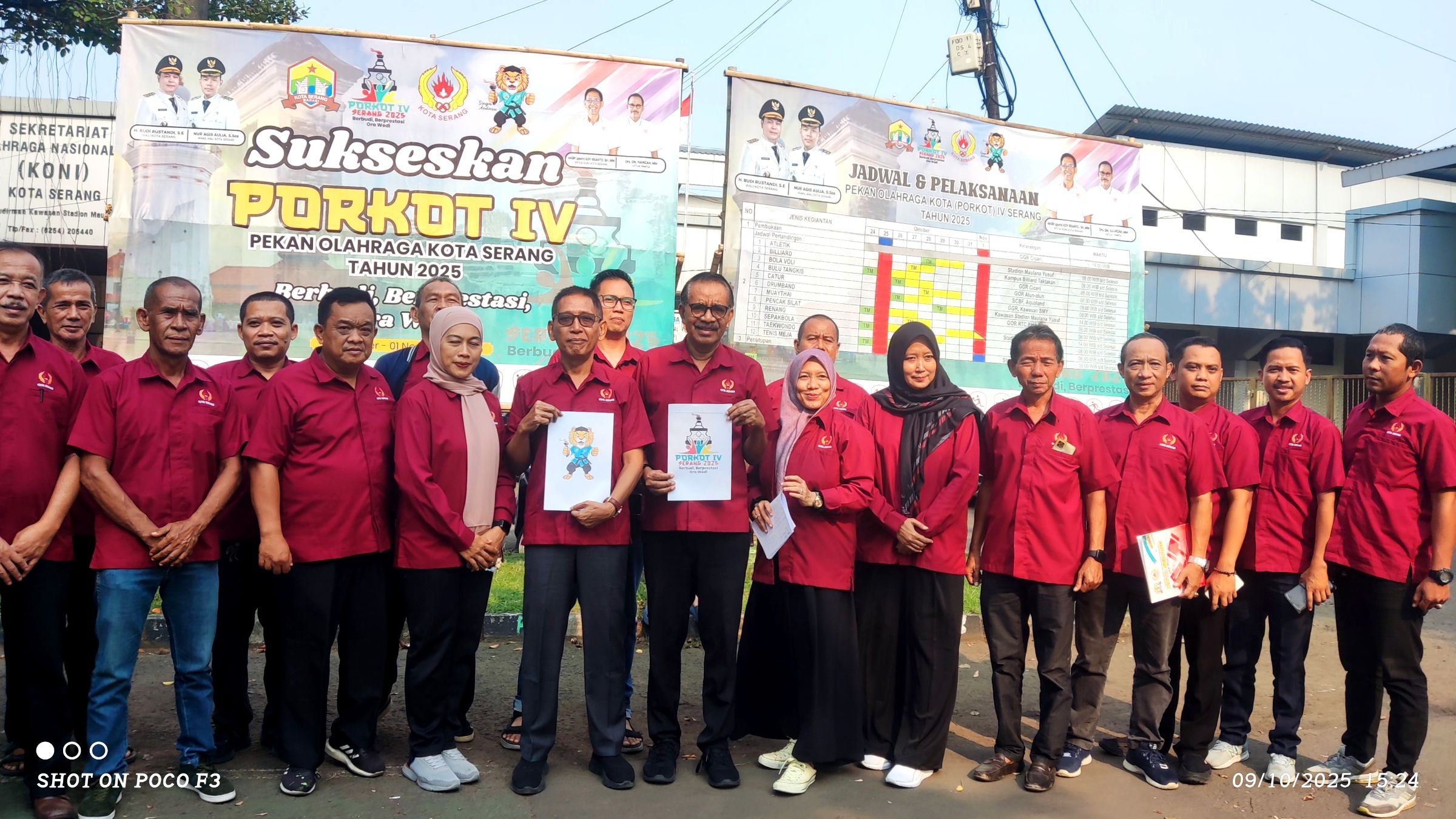 12 Cabor Yang Akan Di Pertandingkan Di PORKOT IV Kota Serang