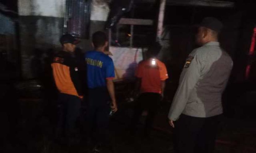 Petani Lupa Padamkan Api, Rumah Dinas di Aceh Barat Ludes Dilalap Api