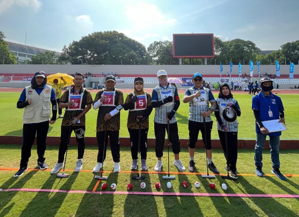 Tim Gateball Lampung Tembus Semifinal Pornas Korpri XVII di Palembang