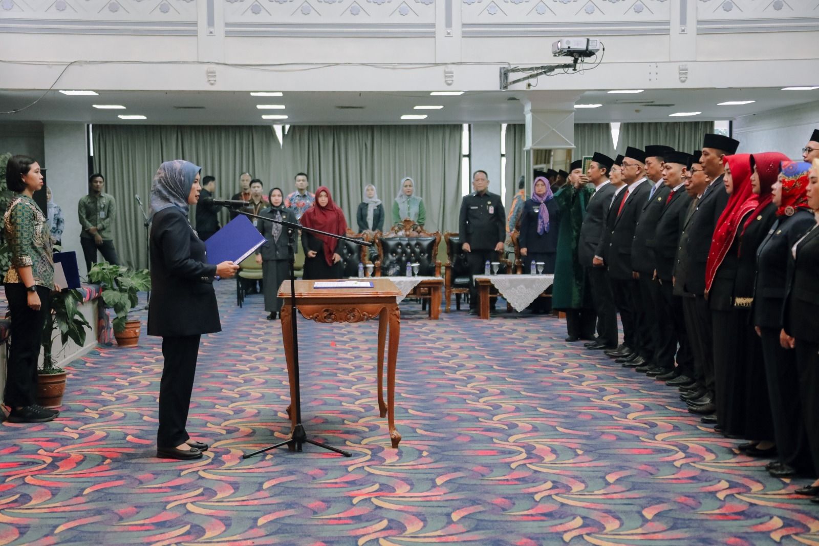 59 Pejabat di Lingkungan Pemprov Lampung Dilantik, Inspektur Tekankan Pentingnya Integritas ASN