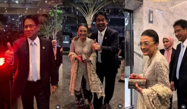 Momen Menkeu Purbaya Ratukan Istri saat Turun dari Mobil Curi Perhatian Publik