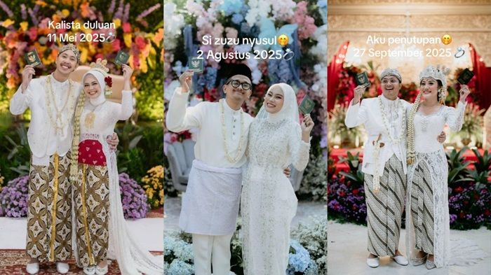 Grup WhatsApp “Bismillah 2025 Nikah” Benar-Benar Terwujud, 3 Cewek Ini Menikah di Tahun yang Sama!