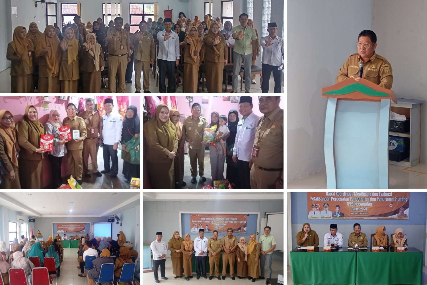 Wabup Berikan Bantuan Program Genting, Percepat Penurunan Stunting di Kecamatan Koba