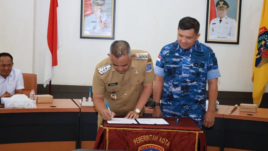 Lanud Anang Busra Terima Hibah Tanah dari Pemkot Tarakan