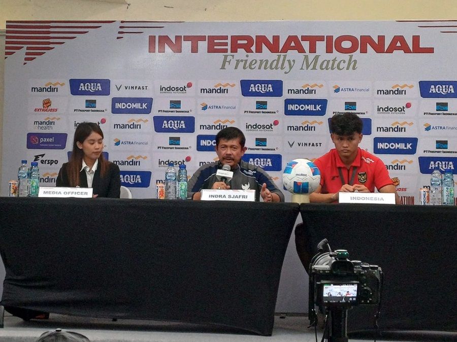 Kembali Gagal Menang atas India, Indra Sjafri Soroti Lini Depan Timnas Indonesia U-23
