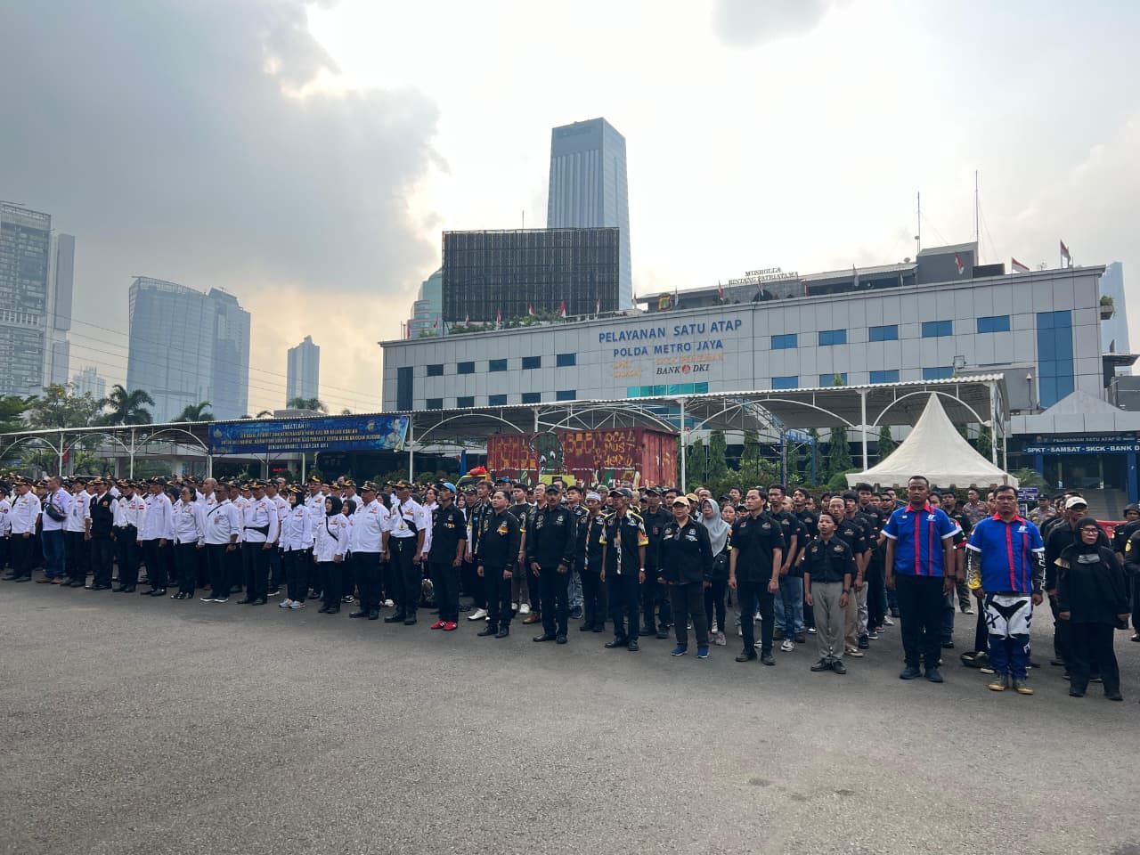 5 Ribu Anggota Ormas Banjiri Polda Metro Pagi Ini, Ikuti Apel Siaga Kamtibmas