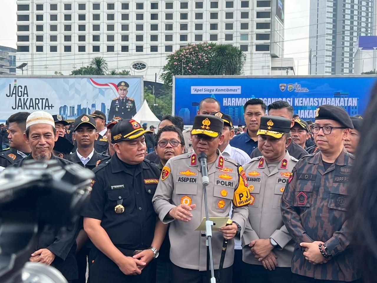 5 Ribu Anggota Ormas Banjiri Polda Metro Pagi Ini, Ikuti Apel Siaga Kamtibmas