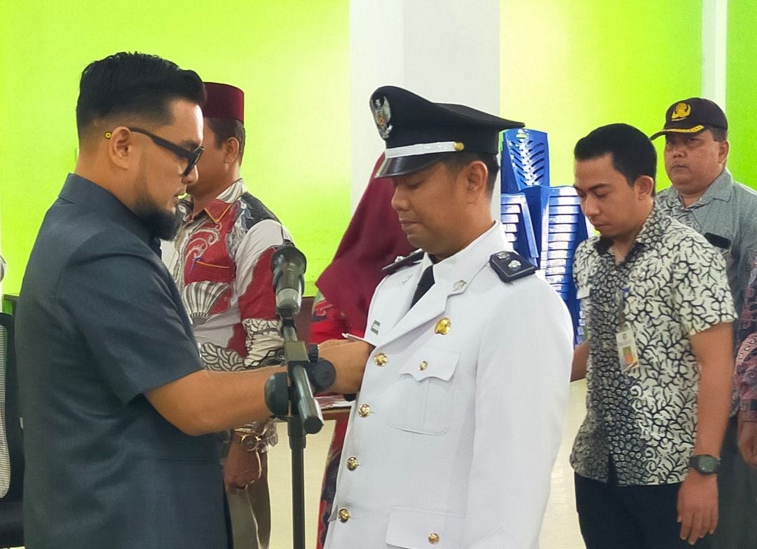 Pemerintah Kabupaten Bengkalis Resmi Ganti Pj Kades Pamesi Usai Aksi Protes Warga