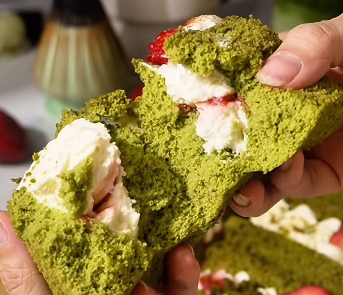 Lembut, Wangi, dan Manis! Ini Resep Matcha Chiffon Cake Sando yang Bikin Nagih