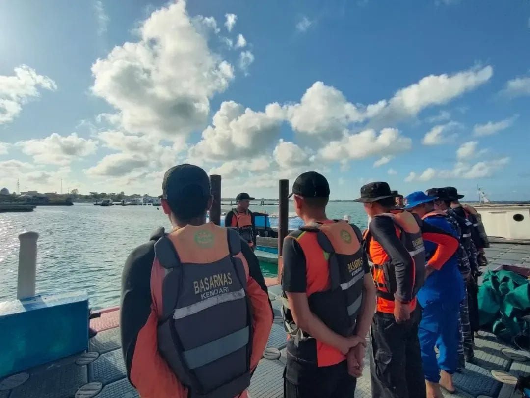 Nelayan Wakatobi Hilang Diduga Jatuh dari Bagang, Tim SAR Lakukan Pencarian
