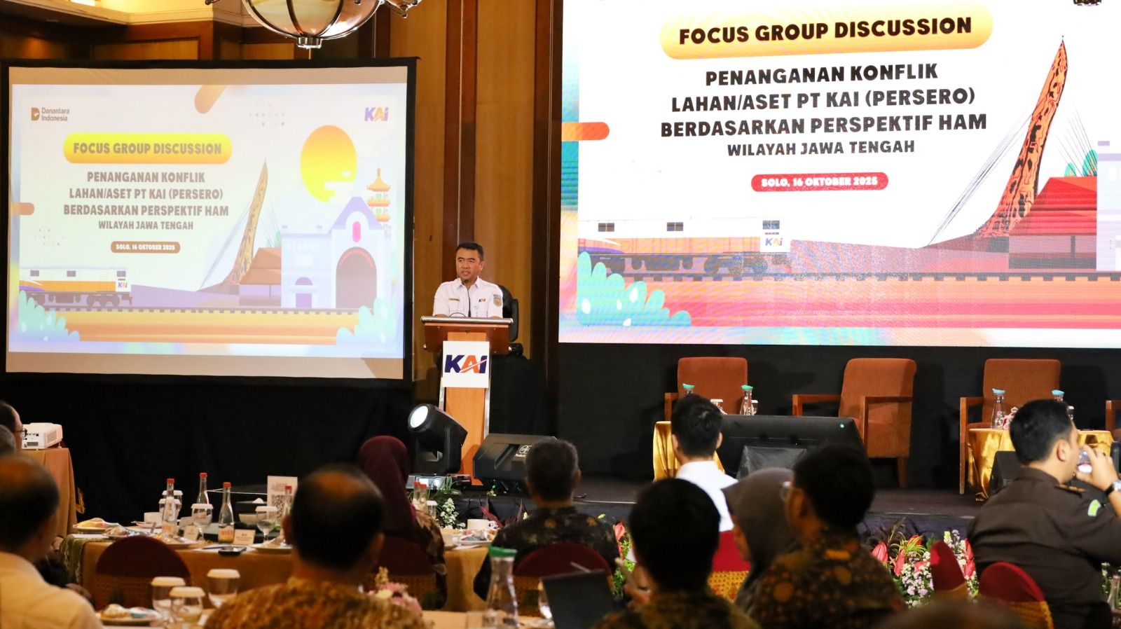 KAI Daop 6 Yogya Hadiri FGD Penyelesaian Sengketa Aset Negara Secara Damai Bersama Komnas HAM