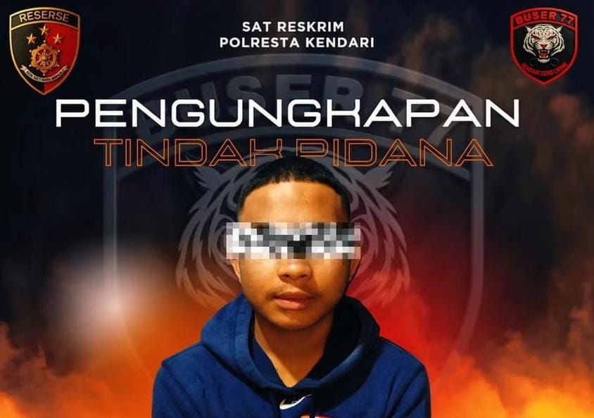 Tiga Bulan Buron, Remaja Pelaku Pembusuran di Kendari Akhirnya Ditangkap