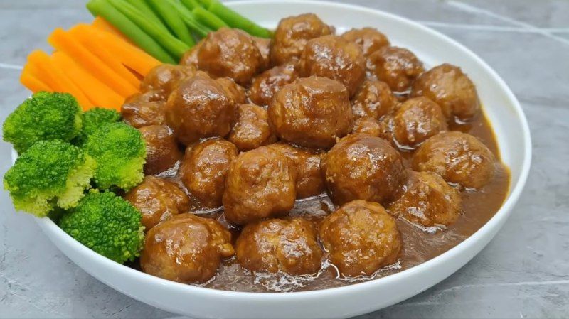 Resep Bola-bola Daging Bumbu Bistik, Cocok untuk Menu Keluarga
