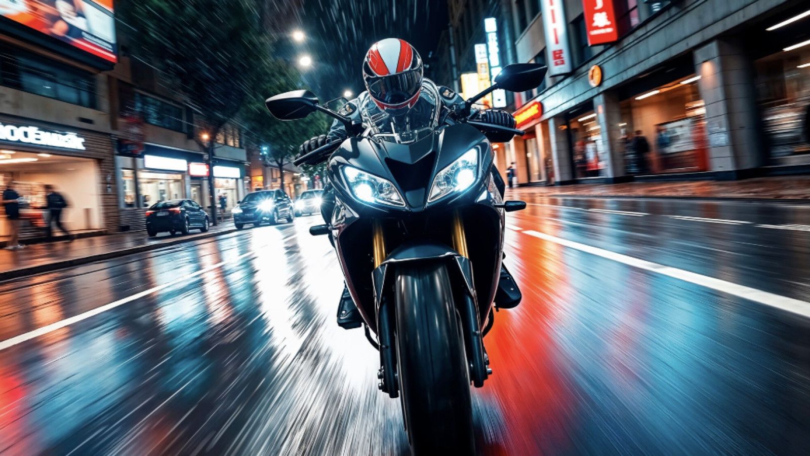 Tips Aman Berkendara Motor Saat Hujan