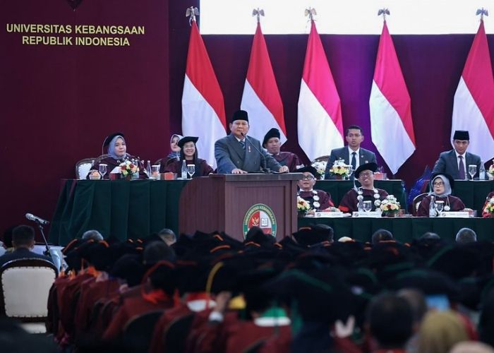 Saat Presiden Prabowo Ajak Wisudawan Nyanyi ‘Kasih Ibu’, Bikin Haru Satu Aula
