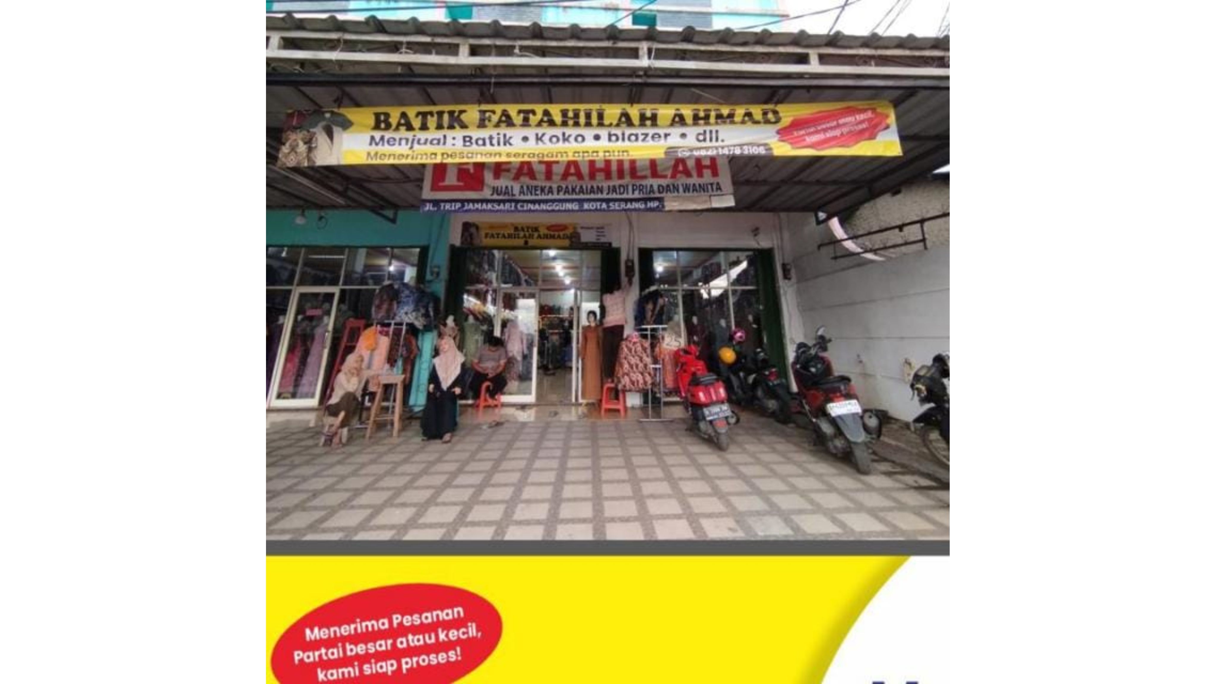 Jelang Pelantikan P3K Paruh Waktu Toko Batik KORPRI Di Kota Serang Banyak Diserbu Pembeli