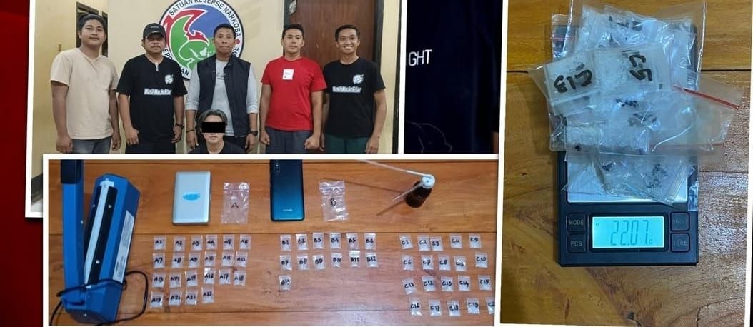 Polres Konawe Temukan 55 Paket Sabu Siap Edar di Rumah Seorang Mahasiswa
