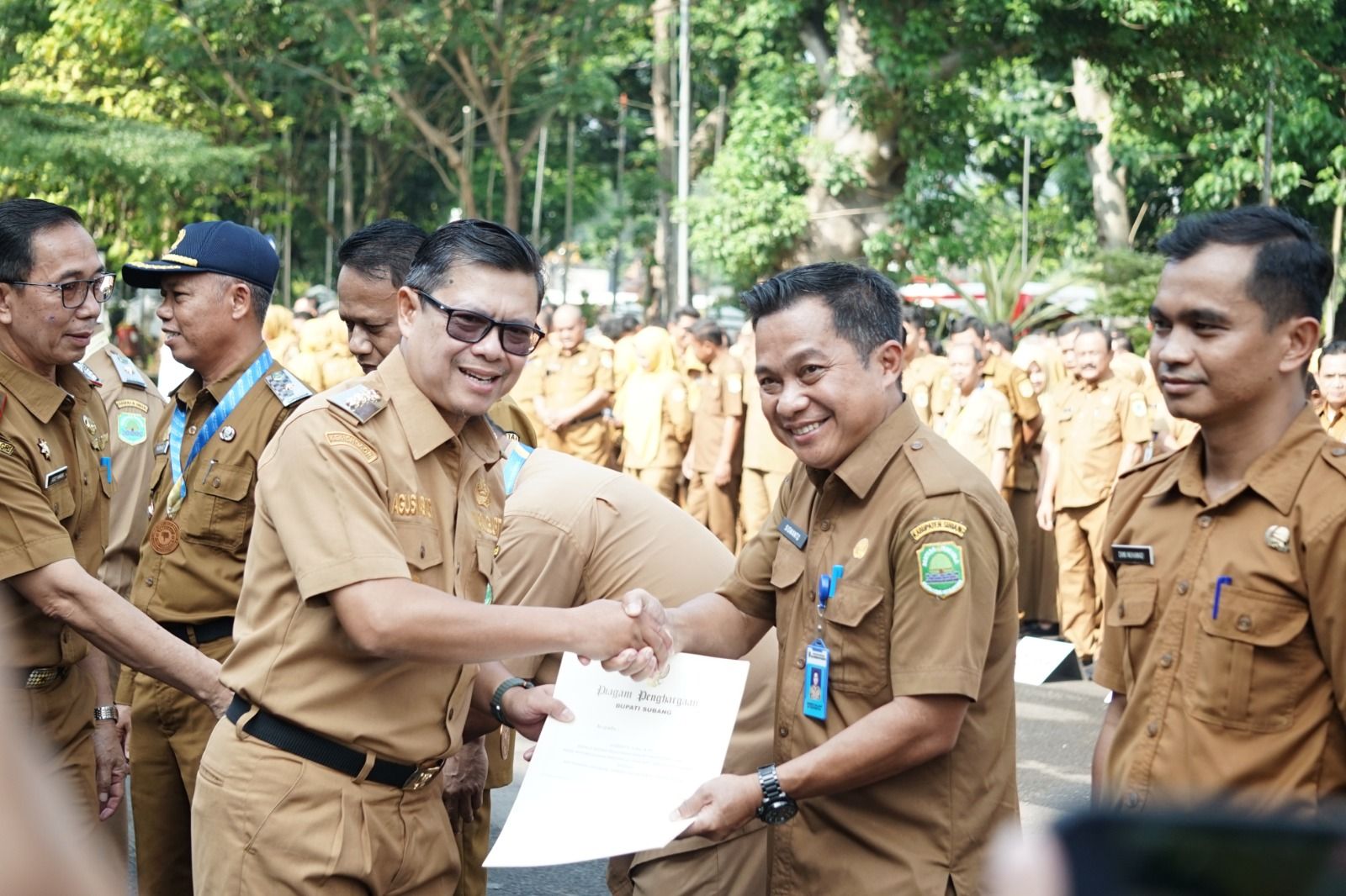 Wakil Bupati Subang Tekankan Pentingnya Respons Cepat Aduan Masyarakat dalam Apel Gabungan ASN