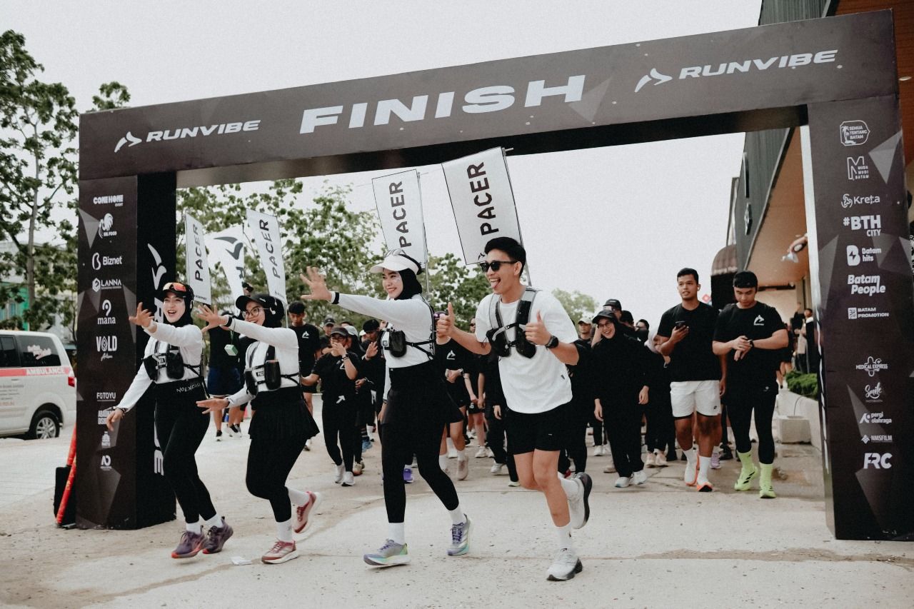RUN VIBE 2025 Sukses Guncang Batam: 500 Pelari Rayakan Energi Positif dan Gaya Hidup Sehat