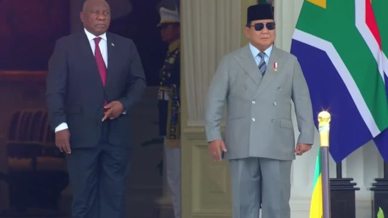 Kunjungan Presiden Afrika Selatan Cyril Ramaphosa di Indonesia