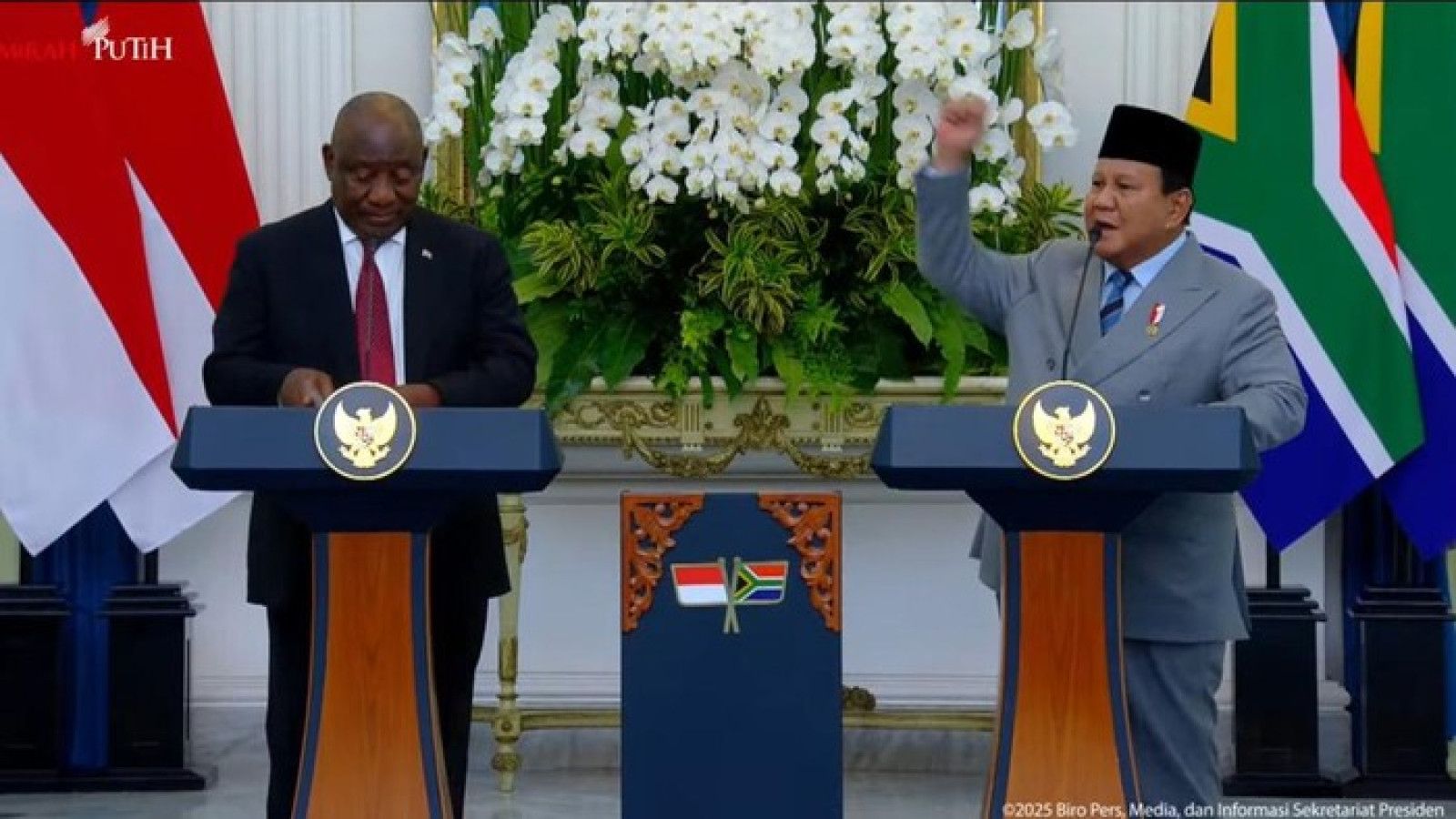 Pertemuan Ramaphosa dan Prabowo: Penghargaan Afrika Selatan untuk Indonesia