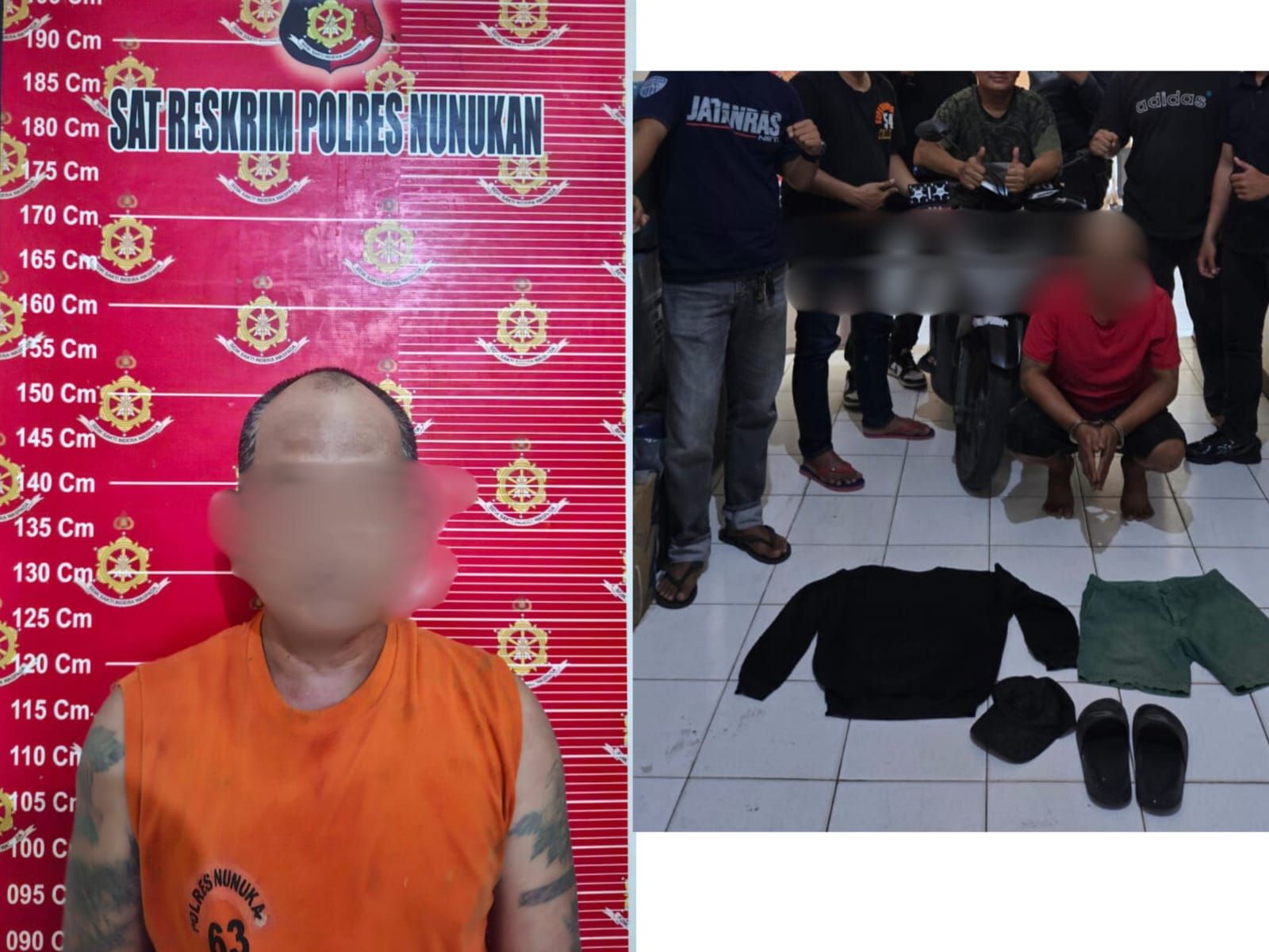 Aksi Curanmor di Nunukan Terekam CCTV, Polisi Ringkus Pelaku di Rumahnya