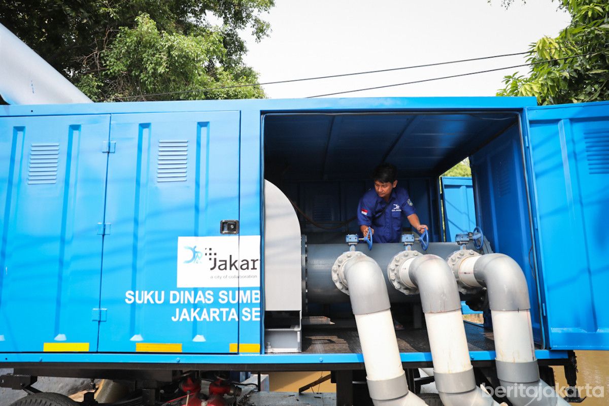 Pemprov DKI Siapkan 600 Pompa Antisipasi Banjir di Musim Hujan