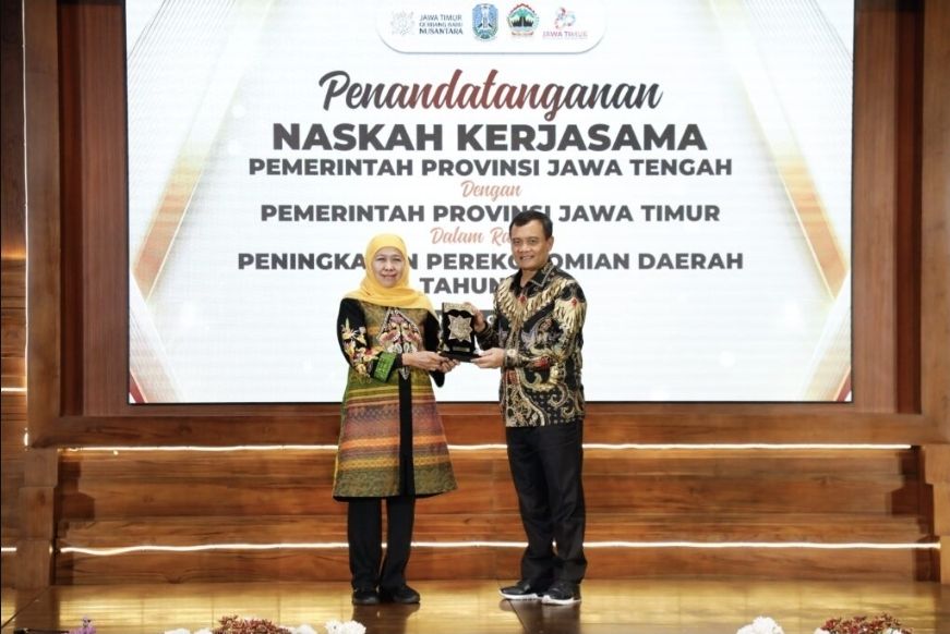Gubernur Luthfi dan Khofıfah Kompak Bangun Sinergi untuk Kesejahteraan Masyarakat