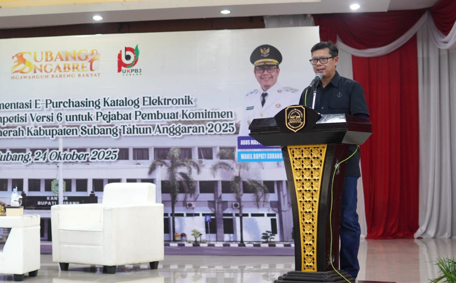 Wakil Bupati Subang Buka Hari Kedua Sosialisasi Implementasi E-Purchasing Katalog Elektronik Versi 6