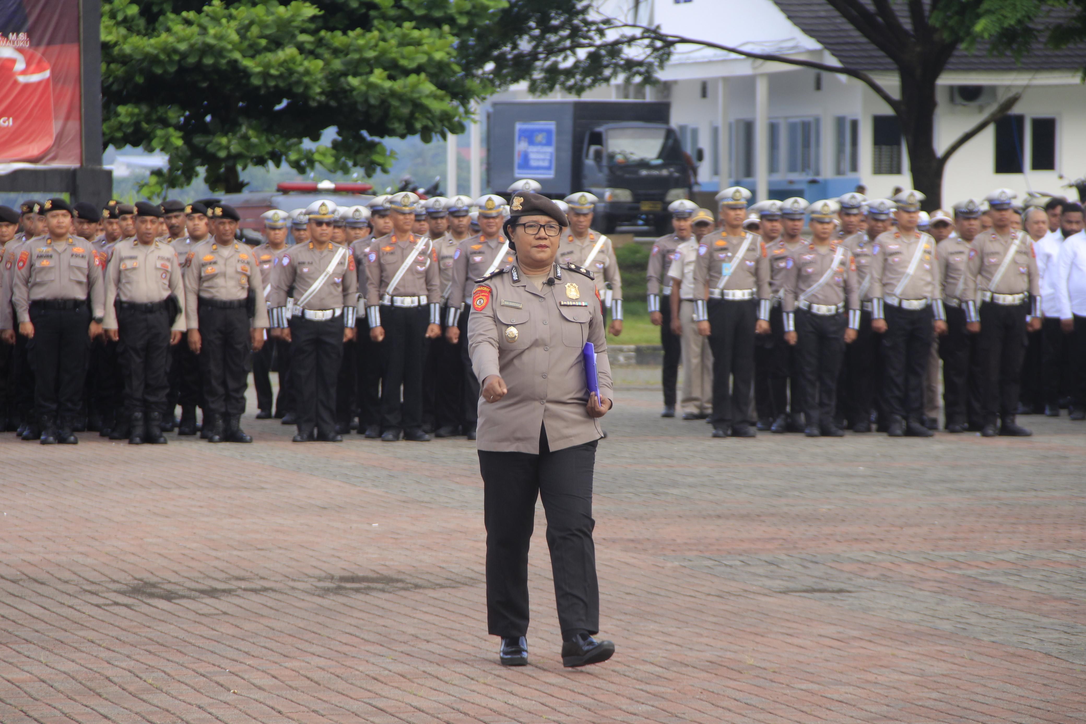 Kombes Yudi Kristanto Tekankan Pentingnya Response Time Via  Layanan 110 kepada Personil Polda Maluku