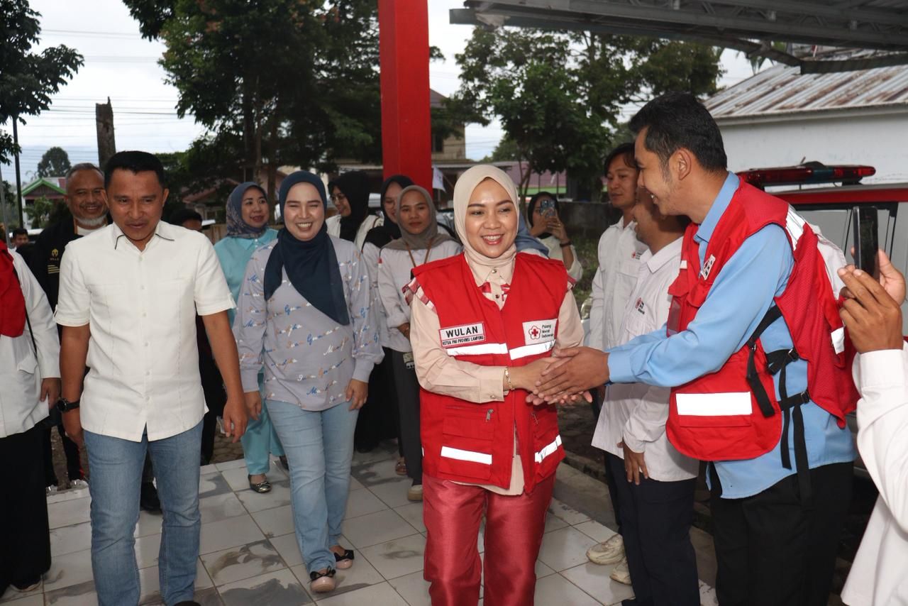 Ketua PMI Lampung Purnama Wulan Sari Kunjungi Lampung Barat, Kobarkan Semangat Relawan Kemanusiaan