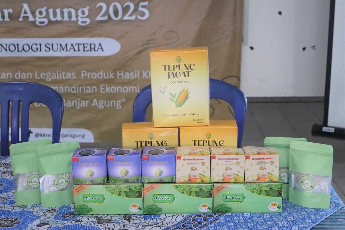 Teh Kelor hingga Tepung Jagung Sehat, Produk Inovasi Mahasiswa Itera Siap Masuk Pasar