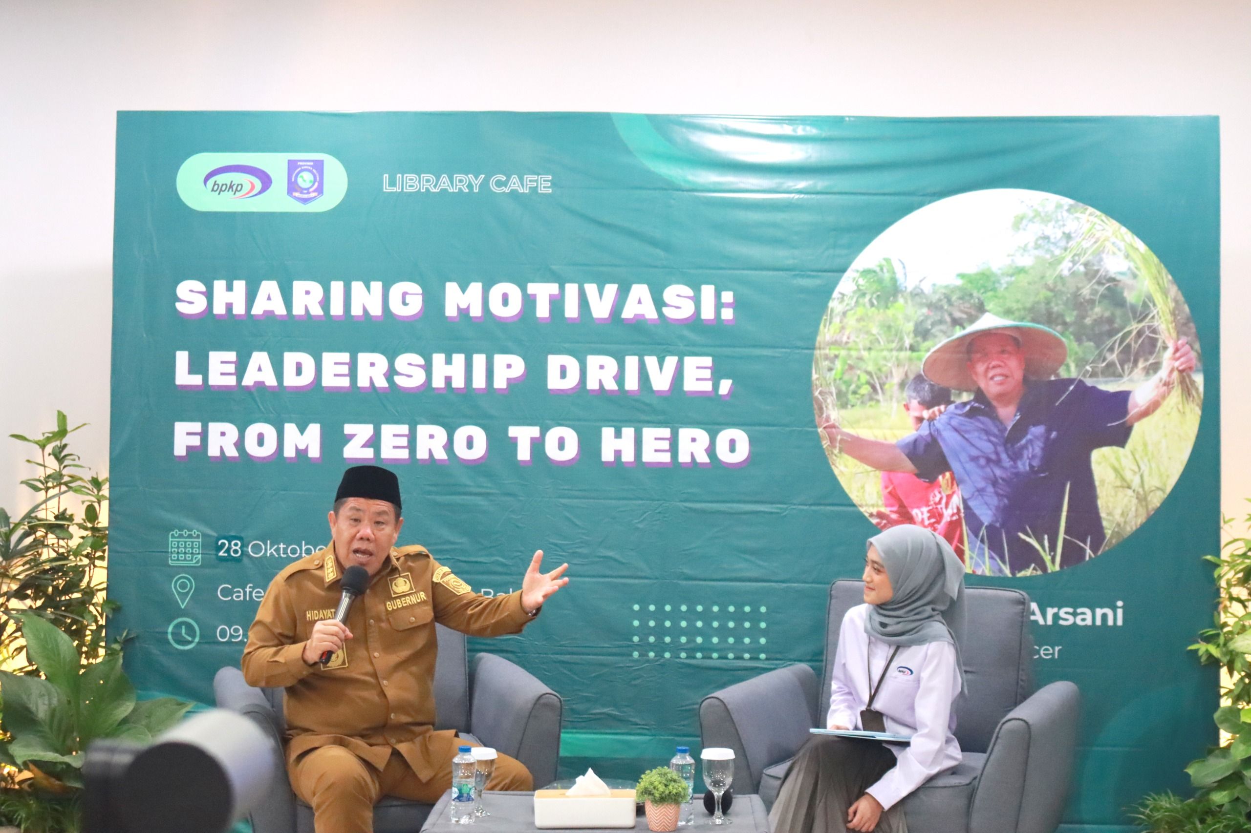 Gubernur Hidayat Arsani Berbagi Kisah Inspiratif: Leaders, Drive, From Zero To Hero