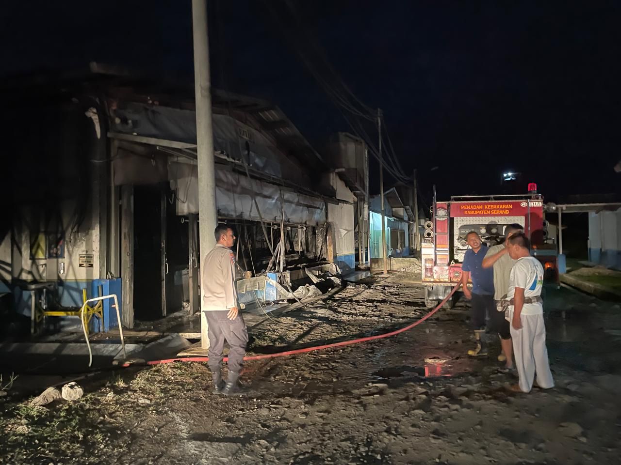 Terjadi Kebakaran Kandang Ayam PT Malindo Tbk Pamarayan