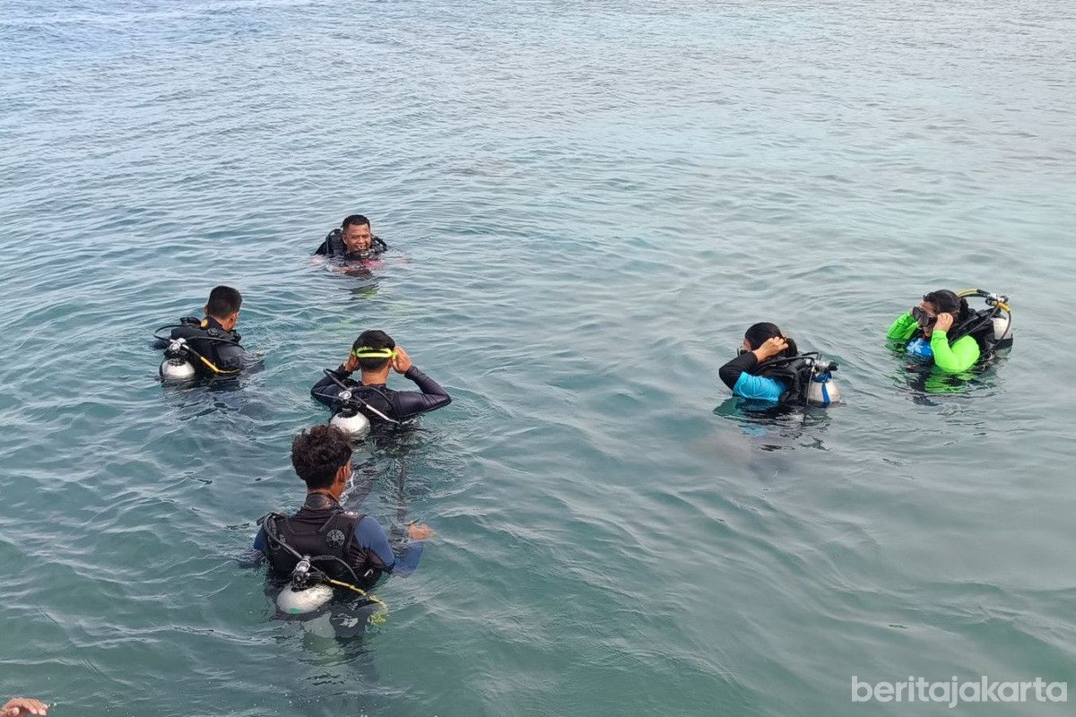 Warga Kepulauan Seribu Ikuti Pelatihan Selam Open Water Gratis
