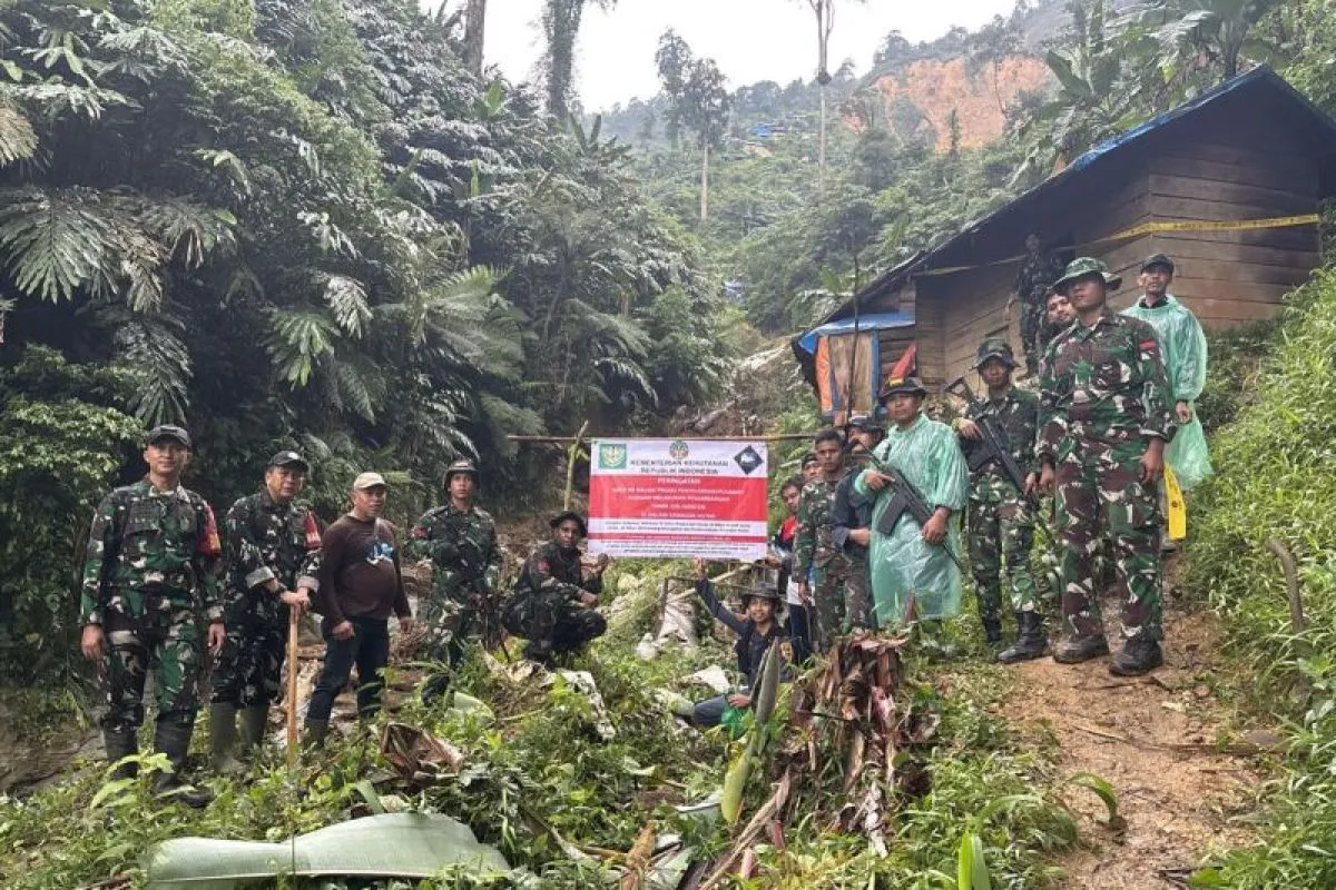 Gakkum KLHK dan TNI Tindak Tambang Emas Ilegal di Taman Nasional Gunung Halimun Salak