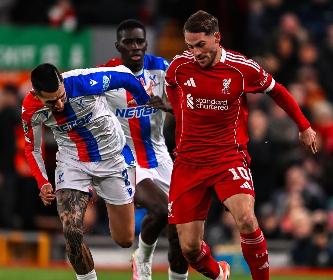 Liverpool Tersingkir dari Carabao Cup 2025 Usai Dibantai Crystal Palace 0-3 di Anfield
