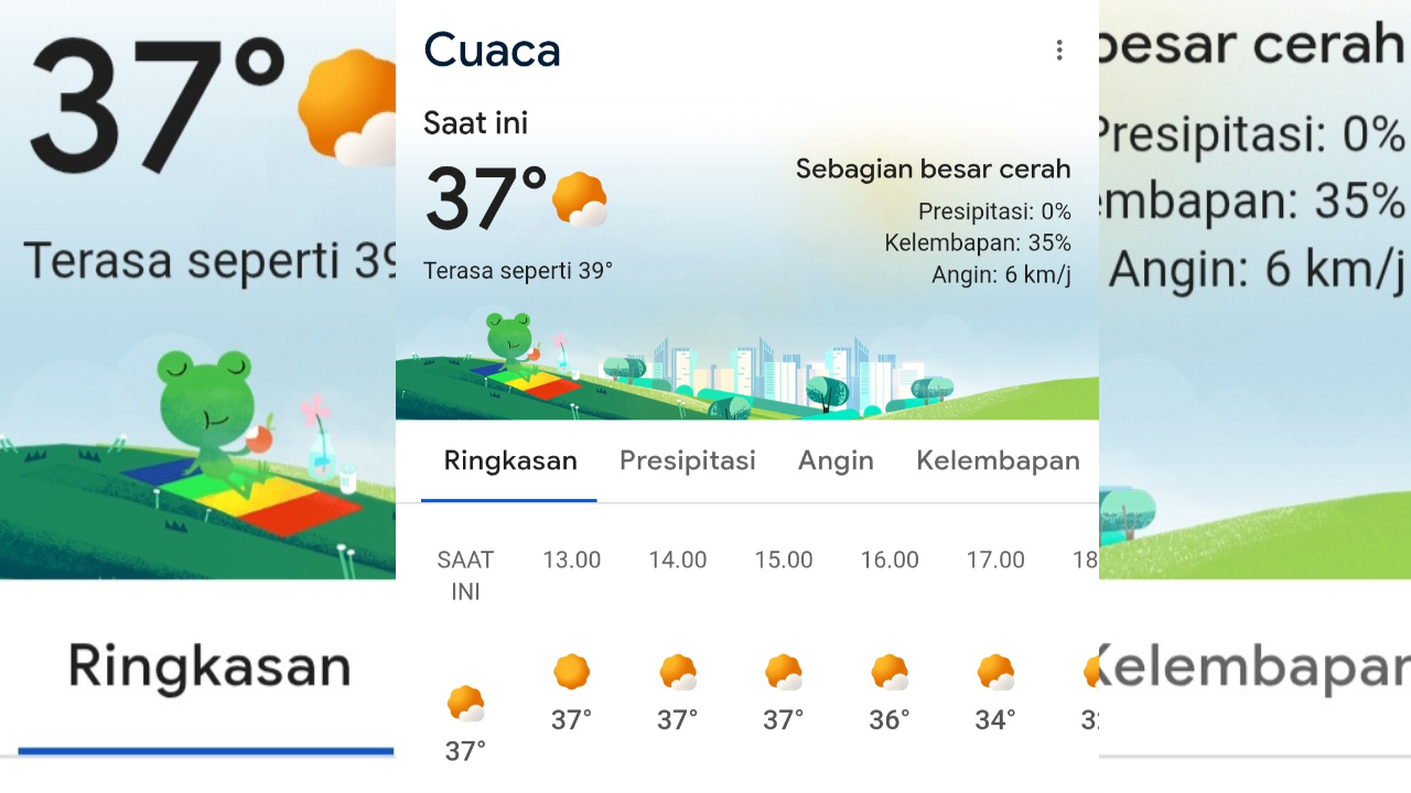Riau Kering Tanpa Hujan 10 Hari, Suhu Capai 36°C dan Potensi Karhutla Meningkat