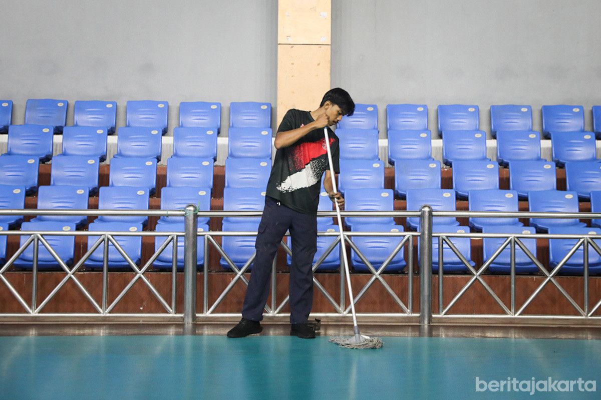 Dukung Sukses POPNAS dan PEPARPENAS, UPT Gelanggang Jaktim Perkuat Layanan Kebersihan dan Keamanan