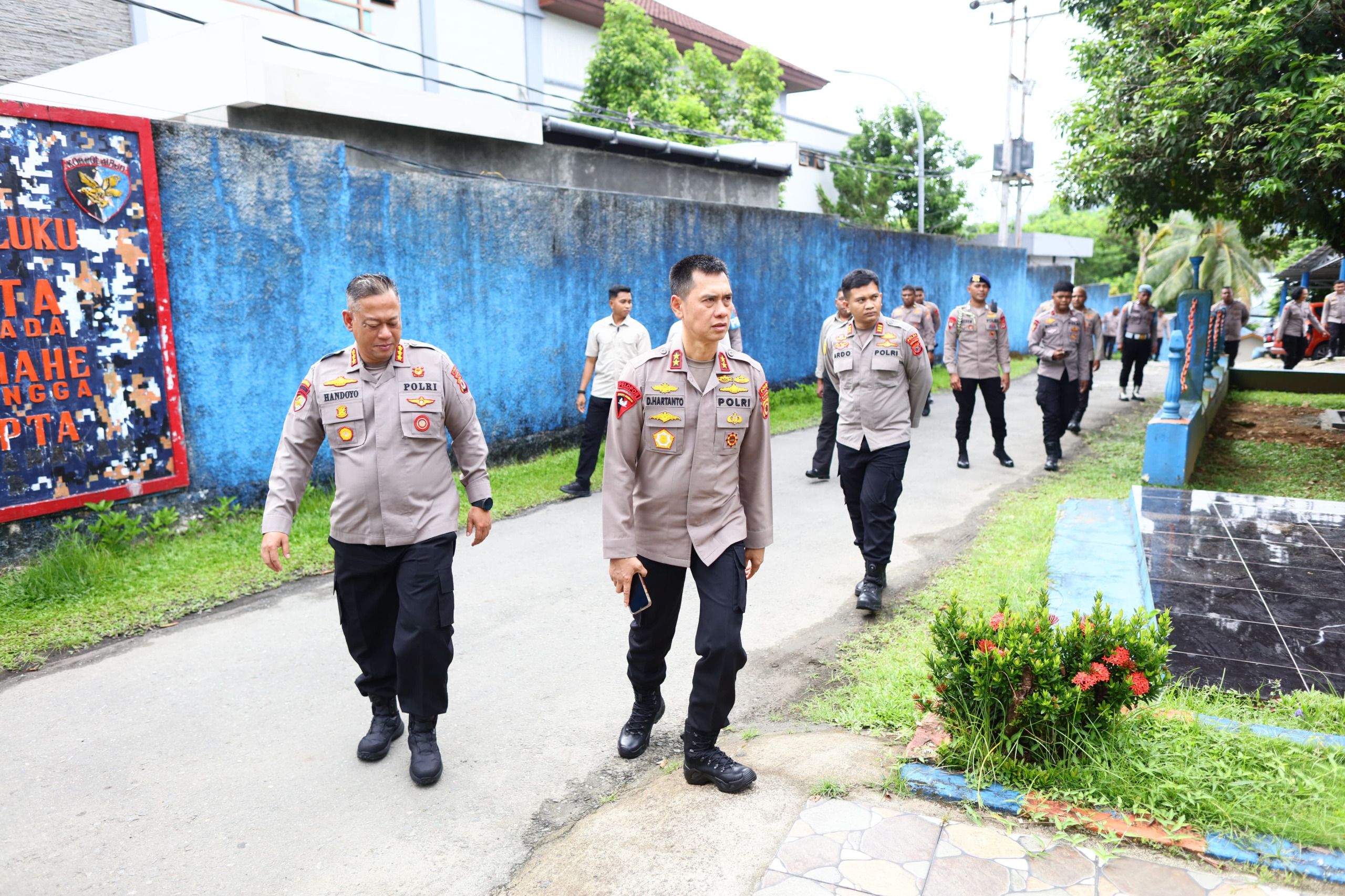 Pastikan Program Binmas Air, Kapolda Maluku Sidak Mako Polairud