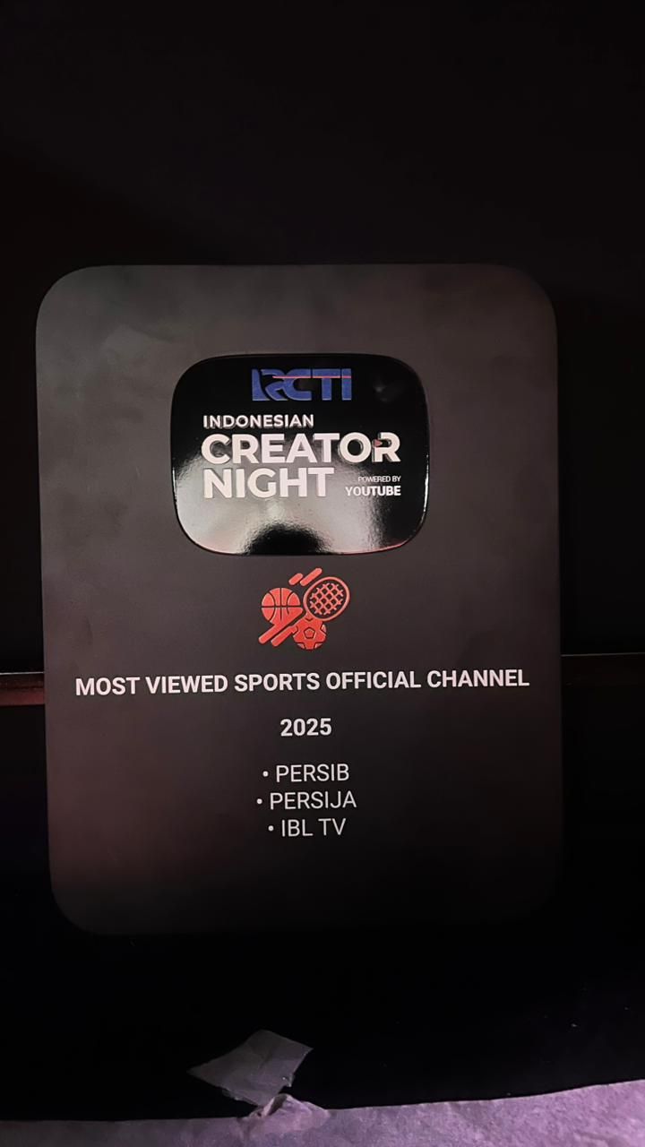 Catat Sejarah! IBL Raih YouTube Most Viewed Sports Channel Awards 2025