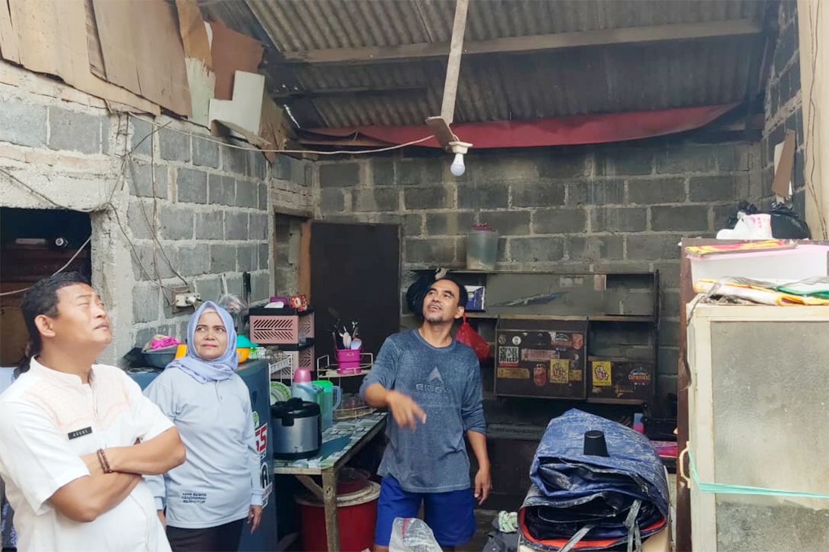 Lurah Tengah Ajukan Bantuan Perbaikan Rumah Warga Terdampak Angin Kencang