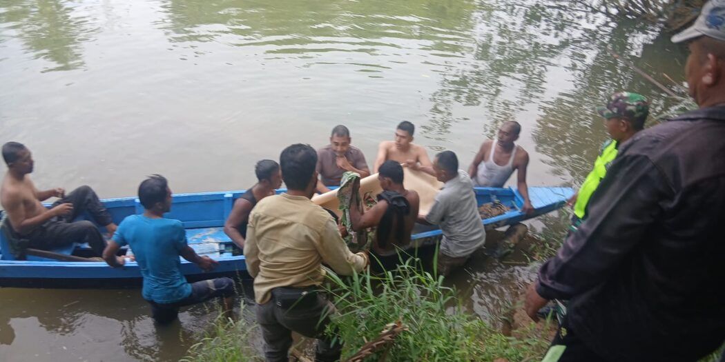 Pelajar MTsN Geurugok Tewas Tenggelam di Sungai Krueng Mane