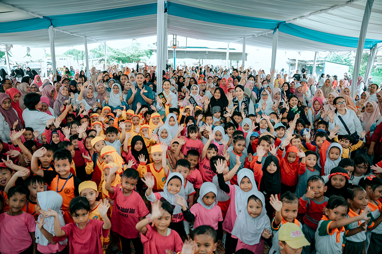 Lewat Kampung Ceria Anak Merdeka, Kahiyang Ayu Ajak Anak PAUD Hidup Sehat dan Berkarakter
