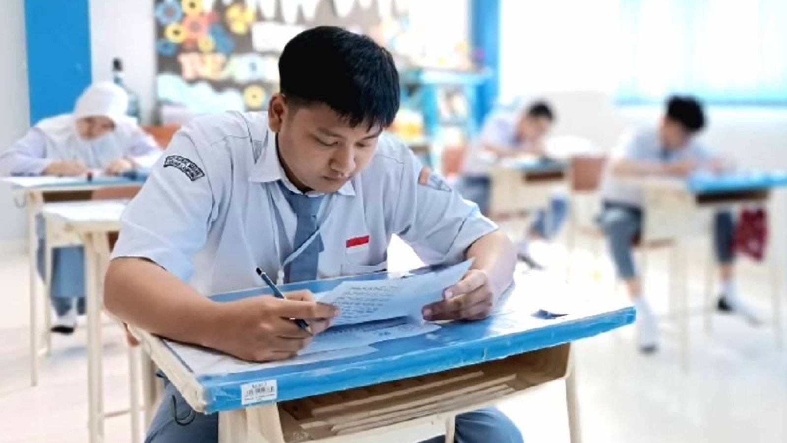 Hari Pertama Tes Kemampuan Akademik (TKA) di SMAN 78 Jakarta