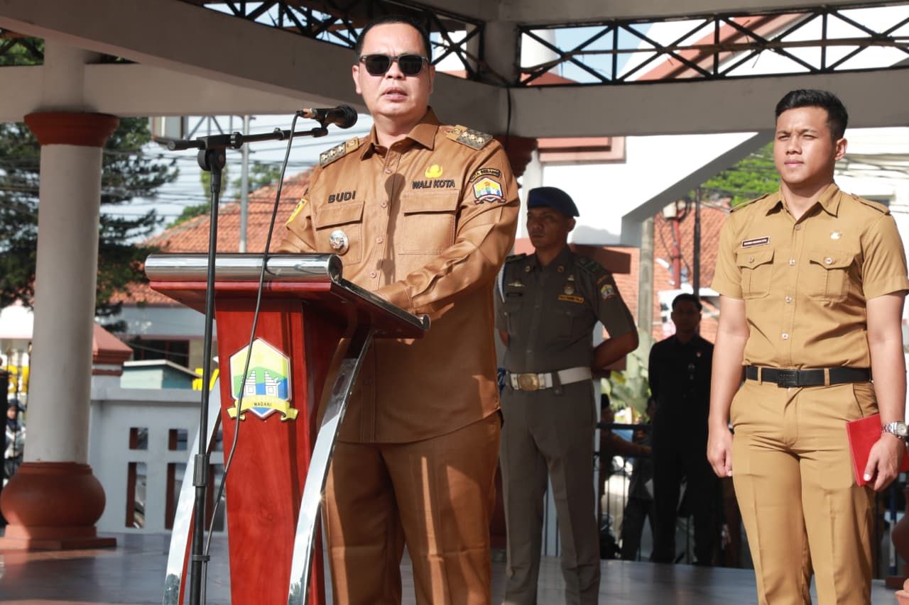 Belum Pindah Pusat Pemerintahan Pemkab Serang Gelar Apel Pagi Sebelahan Dengan Pemkot Serang