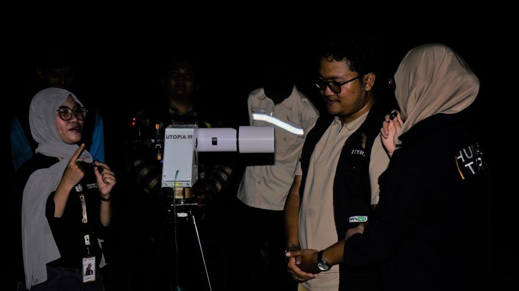 Jadi Satu-satunya Kampus Pembuat Teleskop Fotografi Astronomi, Itera Sukses Amati Langit Lampung