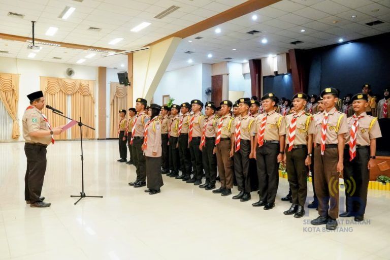 Pemkot Bontang Kukuhkan 80 Laskar Garuda, Amanah Besar Jaga Bendera Kehormatan