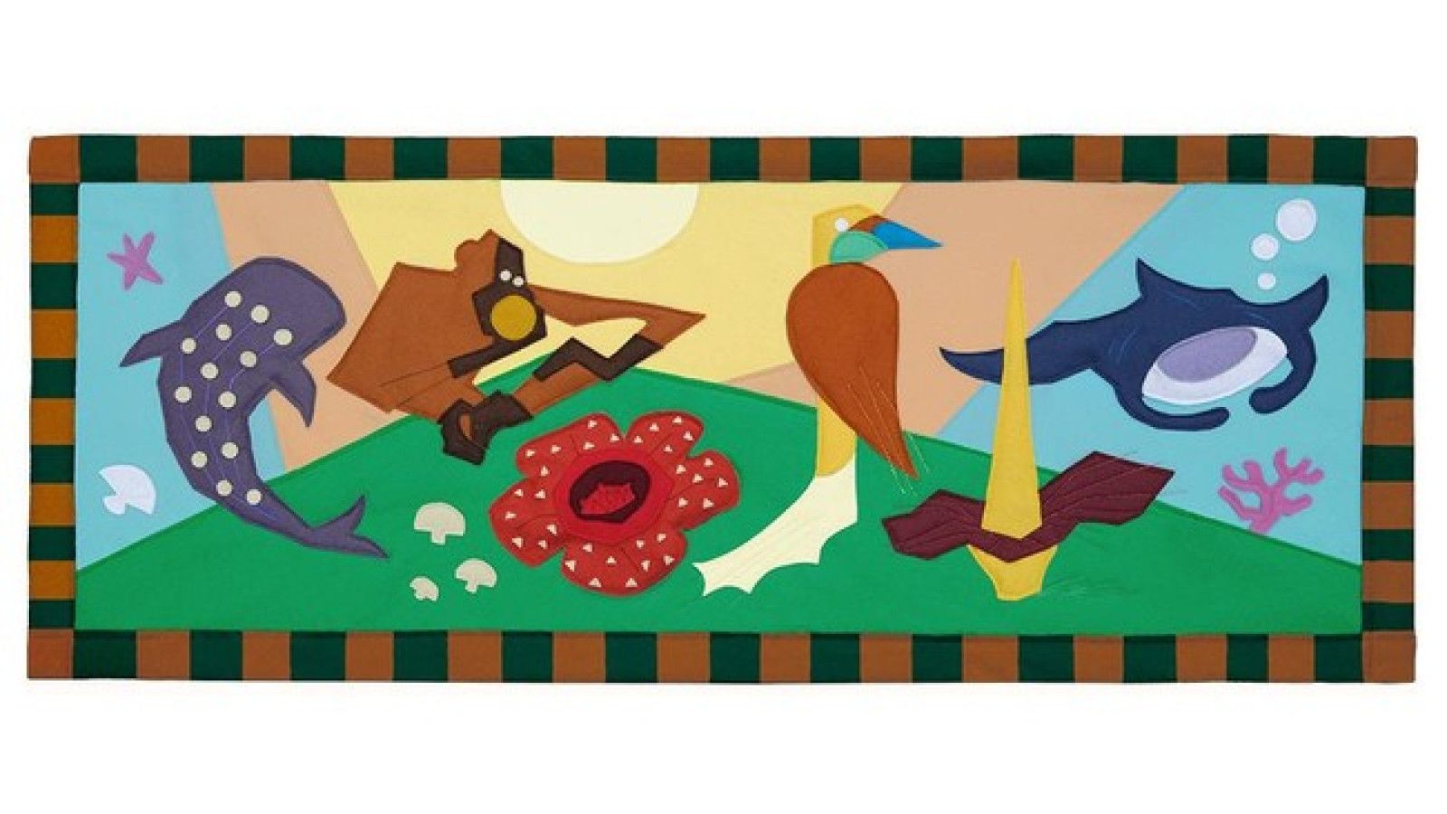Penghormatan Google Doodle untuk Hari Cinta Puspa dan Satwa Nasional 2025