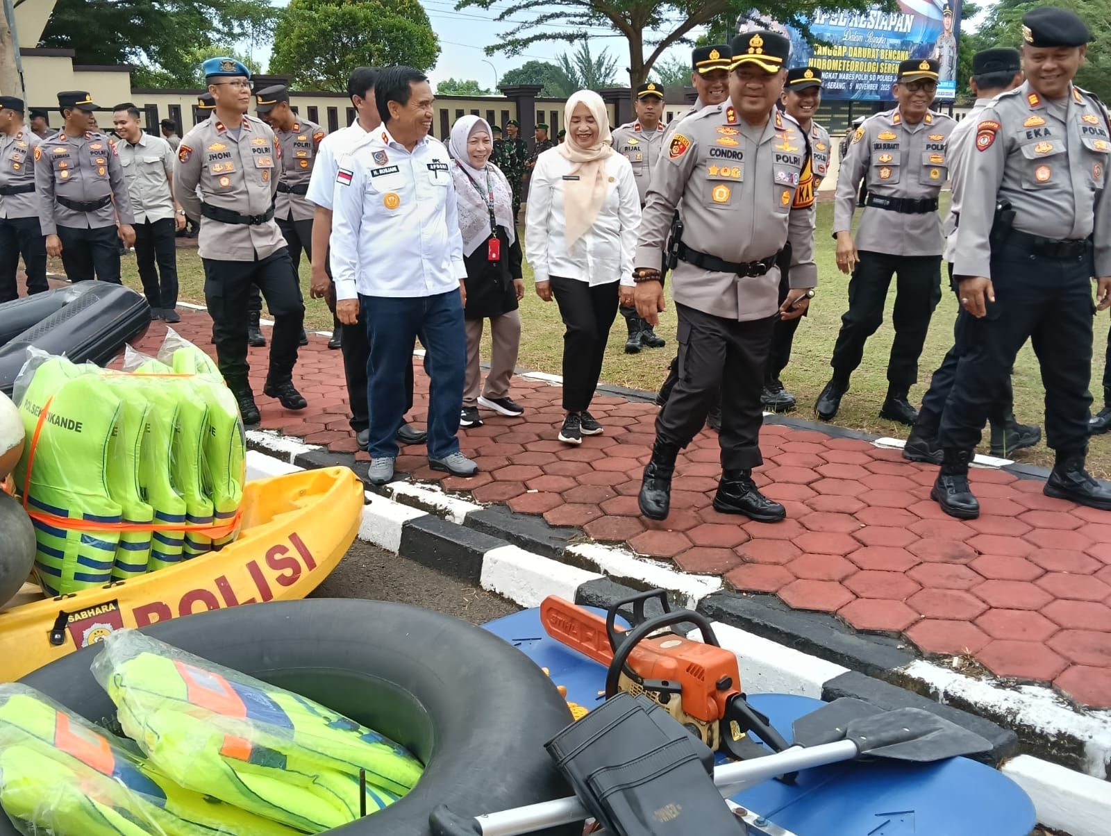 Apel Siaga Bencana Polres Serang Sebagai Kesiap Siagaan Personil